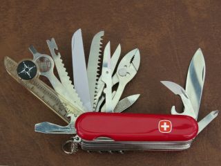 Vintage Swiss Army Knife Wenger SuperTalent 54/Tool Chest Plus rare 4