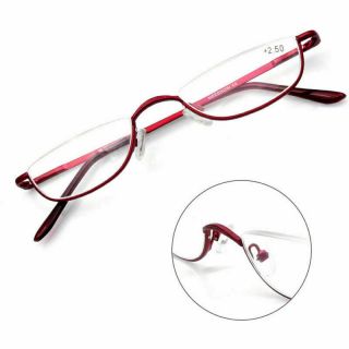 10pack Half Moon Reading Glasses Vintage Spring Hinge Eyeglasses 1.  0 3.  5 Kfa56