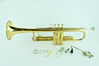 Vintage Bach Tr300 Trumpet With 2 Mouthpieces B27359 Usa Made