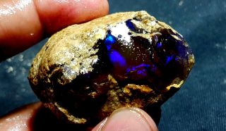 Ethiopian Opal Jumbo Rare Fire 300 Crt 100 Natural Rough In Loose Gemstone W2 (4