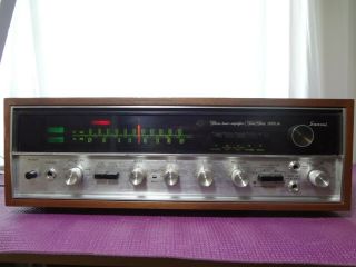 Sansui 5000a Vintage Am - Fm Receiver,  Wood Case,  Serviced,  Great Sound.  117v/220v/240