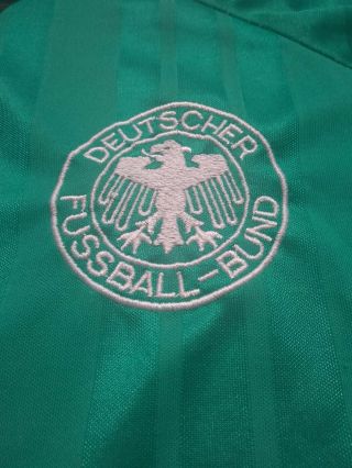 Rare Vintage Germany Football Shirt 1992 - 1994 Away Adidas Size Large 2