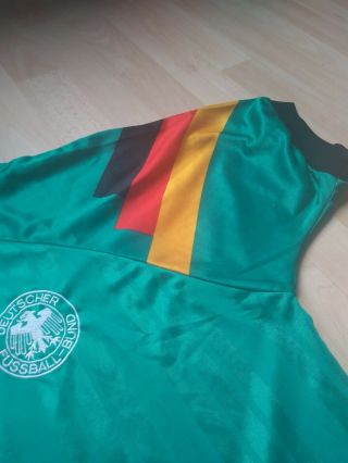 Rare Vintage Germany Football Shirt 1992 - 1994 Away Adidas Size Large 5