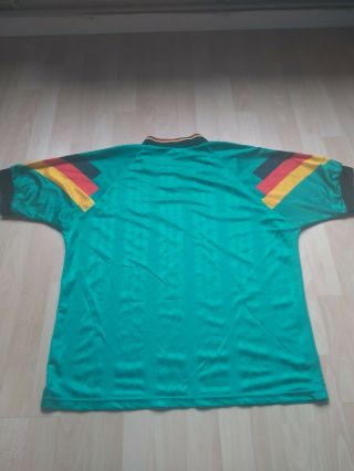 Rare Vintage Germany Football Shirt 1992 - 1994 Away Adidas Size Large 8