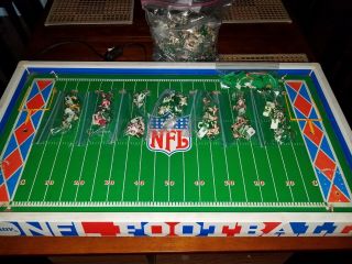 Bs7 Vintage Tudor Games Nfl Electric Electronic Football Metal Table
