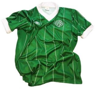 Retro Celtic 1982 1983 Umbro Football Shirt Away Not Match Worn Vintage L / Xl