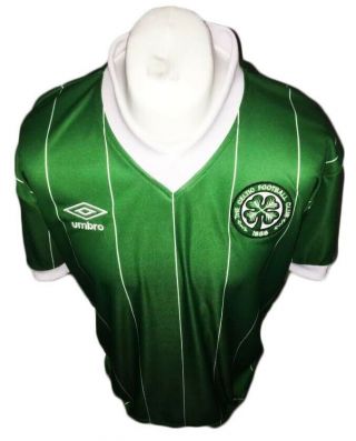 Retro Celtic 1982 1983 Umbro Football Shirt Away Not Match Worn Vintage L / XL 4