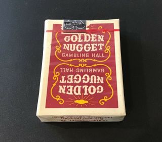 Vintage Golden Nugget Gambling Hall Playing Cards - Rare - -