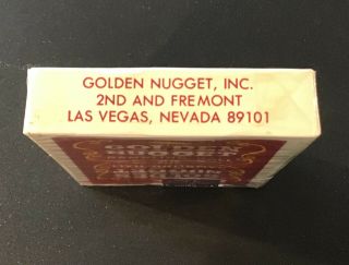 VINTAGE GOLDEN NUGGET GAMBLING HALL PLAYING CARDS - RARE - - 2