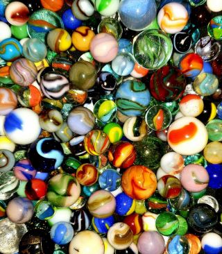 233 Marbles Vintage German Agate Style Jabo Akro Peltier Vitro Mk Mm Mfc Antique