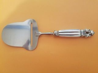 Georg Jensen Acorn Sterling Silver 8 - 1/4 " Cheese Plane Slicer