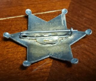 Vintage Obsolete 5 Point Star Special Police Officer City Banning California ? 2