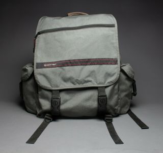 Vintage Tamrac Large Backpack Style Camera Bag Gray Ex