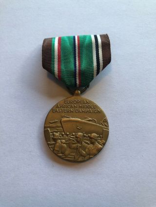 Crimped Brooch Ww2 Eame Campaign Medal