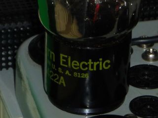 NOS.  NIB.  WESTERN ELECTRIC 422A RECTIFIER VACUUM TUBE.  1981 VINTAGE. 2