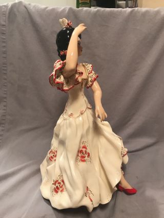 Rare & HTF Florence Ceramics Figurine Carmen Dancer Tall 4