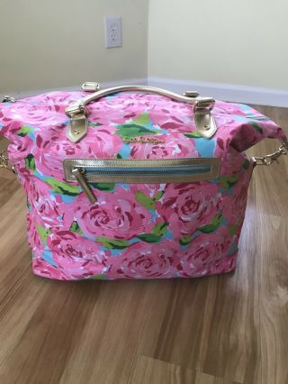 Lilly Pulitzer Hotty Pink First Impressions Weekender Bag Rare Hg Hpfi