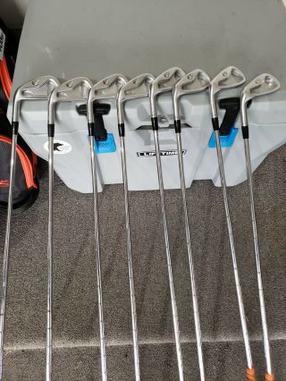 Rare Taylormade Rac Tp Forged Irons 3 - Pw Lh Left Hand Tour Issue
