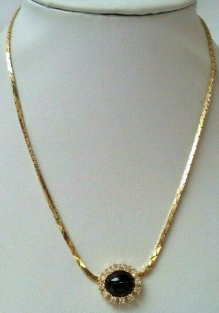 Rare Stunning Vintage Estate Signed Christian Dior Couture 17 " Necklace 2279r