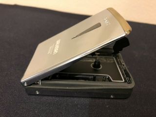 Sony Walkman WM - EX1HG Cassette Player Vintage Chrome Body w/ accessories 6