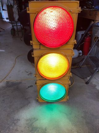 Vintage Midwest Signal Inc Traffic Light Ready To Plug Make Offer
