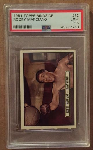 1951 Topps Ringside Rocky Marciano Rookie Rc 32 Psa 5.  5 Rare