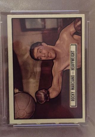 1951 Topps Ringside Rocky Marciano ROOKIE RC 32 PSA 5.  5 Rare 3