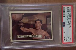 1951 Topps Ringside Rocky Marciano ROOKIE RC 32 PSA 5.  5 Rare 5