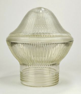 Vintage Holophane 2328 Acorn Shape Industrial Glass Refractor Shade