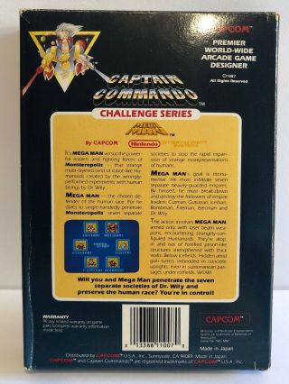 Mega Man (Nintendo Entertainment System,  1987) Complete.  Rare 2