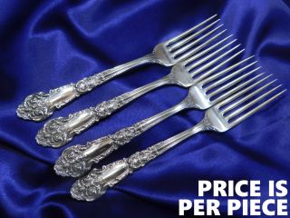 Reed & Barton French Renaissance Sterling Silver Place Fork - Very Good