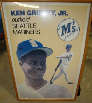 Ken Griffey Jr.  Seattle Mariners Vintage Limited Autographed Poster
