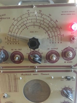 Vintage Heathkit SG - 6 RF Generator,  Heathkit Signal Tracer,  LAST PRICE DROP 4