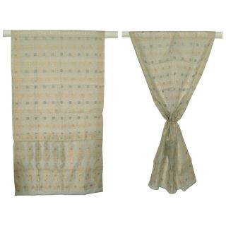 Sanskriti Vintage Grey Heavy Saree Pure Organza Silk Zari Woven 5 Yd Fabric Sari 8