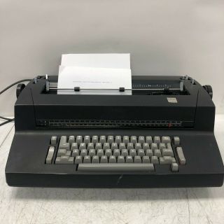 Vintage Ibm Correcting Selectric Ii Typewriter - Black And