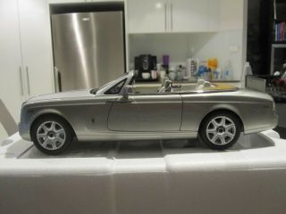 1:18 Kyosho 08871plg Rolls Royce Drophead Coupe Platinum Rare