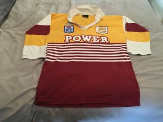 Brisbane Broncos Vintage Rugby League Shirt.  Rare.