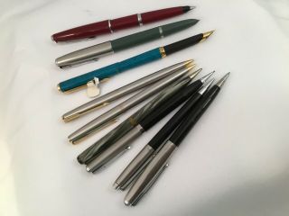 Parker Vintage Fountain Pens & Pencils 51 & Others (jlc)