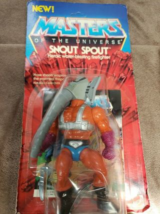 Motu Snout Spout Masters Of The Universe Moc He - Man Nib Vintage