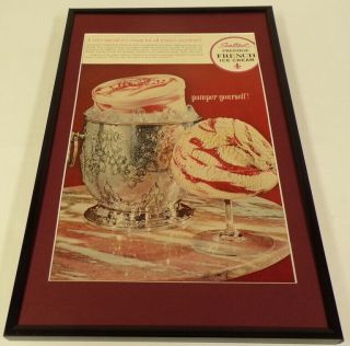 1963 Sealtest Ice Cream Framed 11x17 Vintage Advertising Poster