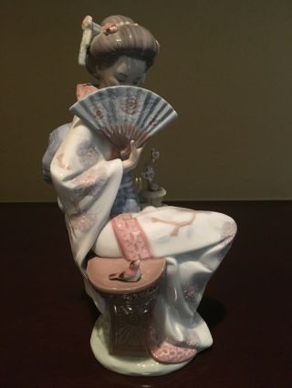 Get a SET OF 3 LLADRO Gloss Porcelain Oriental FIGURINES Rare & Retired 10