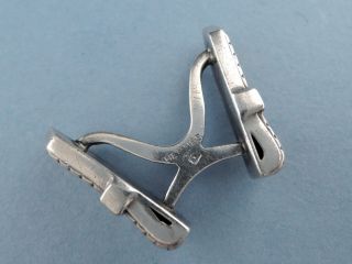 Authentic Vintage Hermes Silver Cufflinks - Paris c1970 4