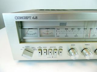 Vintage Concept 4.  5 AM FM Stereo Receiver Fully Rare 4