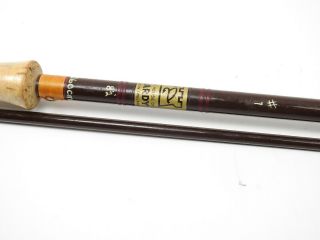 Vintage House of Hardy Fiberglass Fly Fishing Rod.  8 1/2 ' 7wt.  Made in England. 2