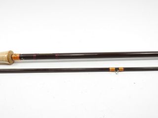 Vintage House of Hardy Fiberglass Fly Fishing Rod.  8 1/2 ' 7wt.  Made in England. 6