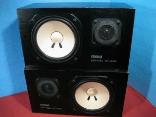 Yamaha Ns - 10m " Studio " Vintage Monitor Speakers (matching Pair) Fine