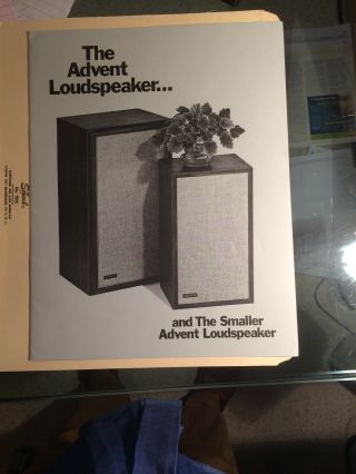 2 - Vtg Advent Loudspeakers - Large.  All.  Clear Sound HTF 9