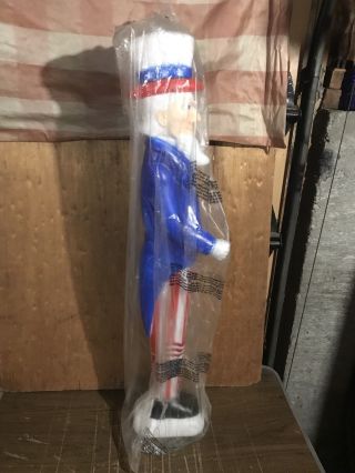 Rare Nos 36 " Vintage Union Uncle Sam Patriotic July 4th Blow Mold Decoration