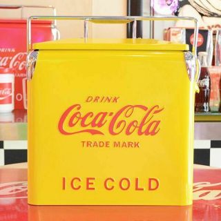 Coca - Cola Rare Cooler Box Limited Yellow Model