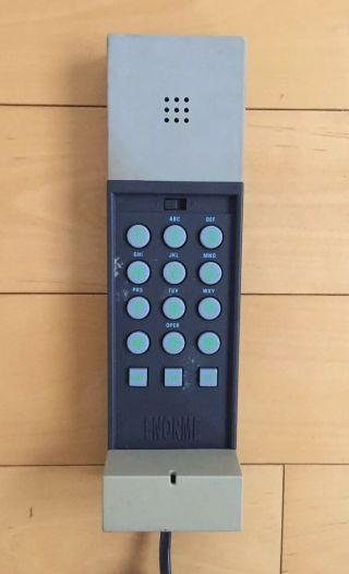 Vintage Enorme Telephone Phone Designed In Italy By Ettore Sotsass RARE 1986 2